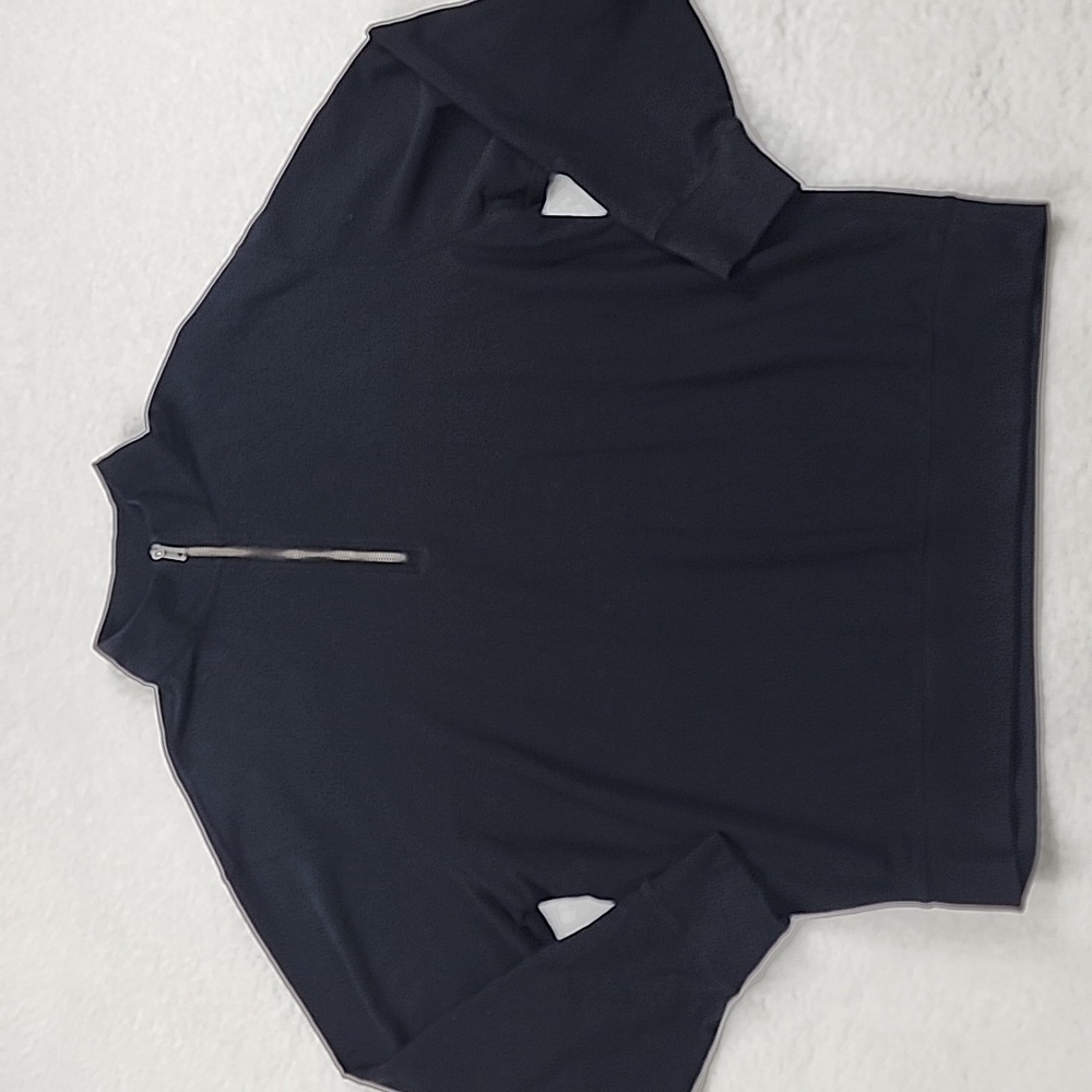 Roundtree & Yorke Super Soft Long Sleeve 1/4 Zip Black Pullover
